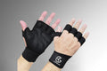 Black Gym Gloves With Wrist Support for Workout and Weightlifting in Pakistan