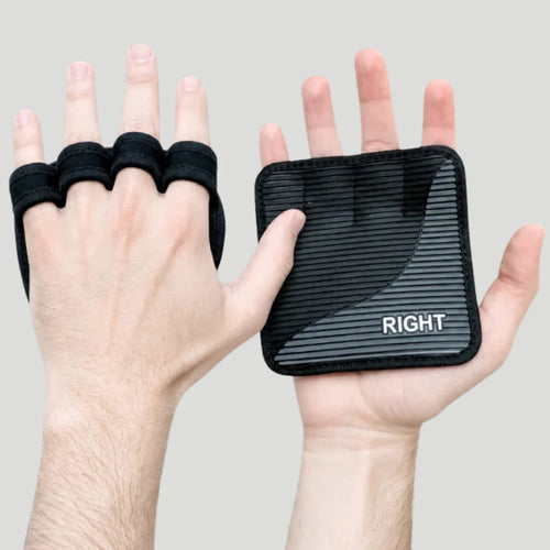 Black Color Hand Grip Pads For Workout and Gym session in Pakistan
