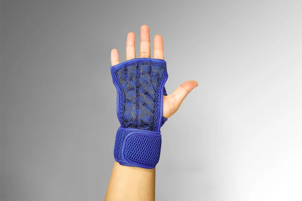 Blue Color Cycling Gloves