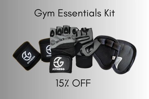 EG Fitness Gym Essentials Kit — Gym Gloves, Wrist Wraps and Hand & Palm
Grippers bundle at a discounted price in Pakistan. Shop at egfitness.shop