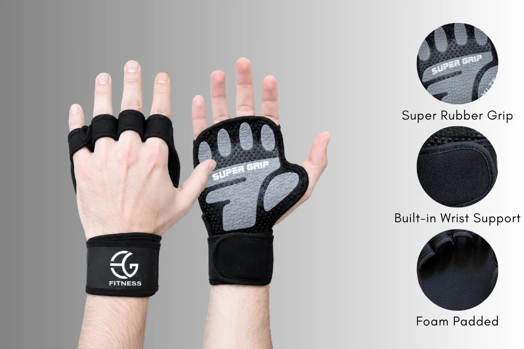 EG Fitness Premium Super Grip Gym Gloves