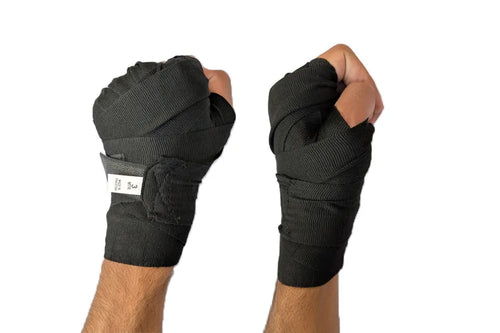 Premium Hand Wraps With Elastic Wrist Support & Boxing Bandages for MMA, Muay Thai & Weightlifting